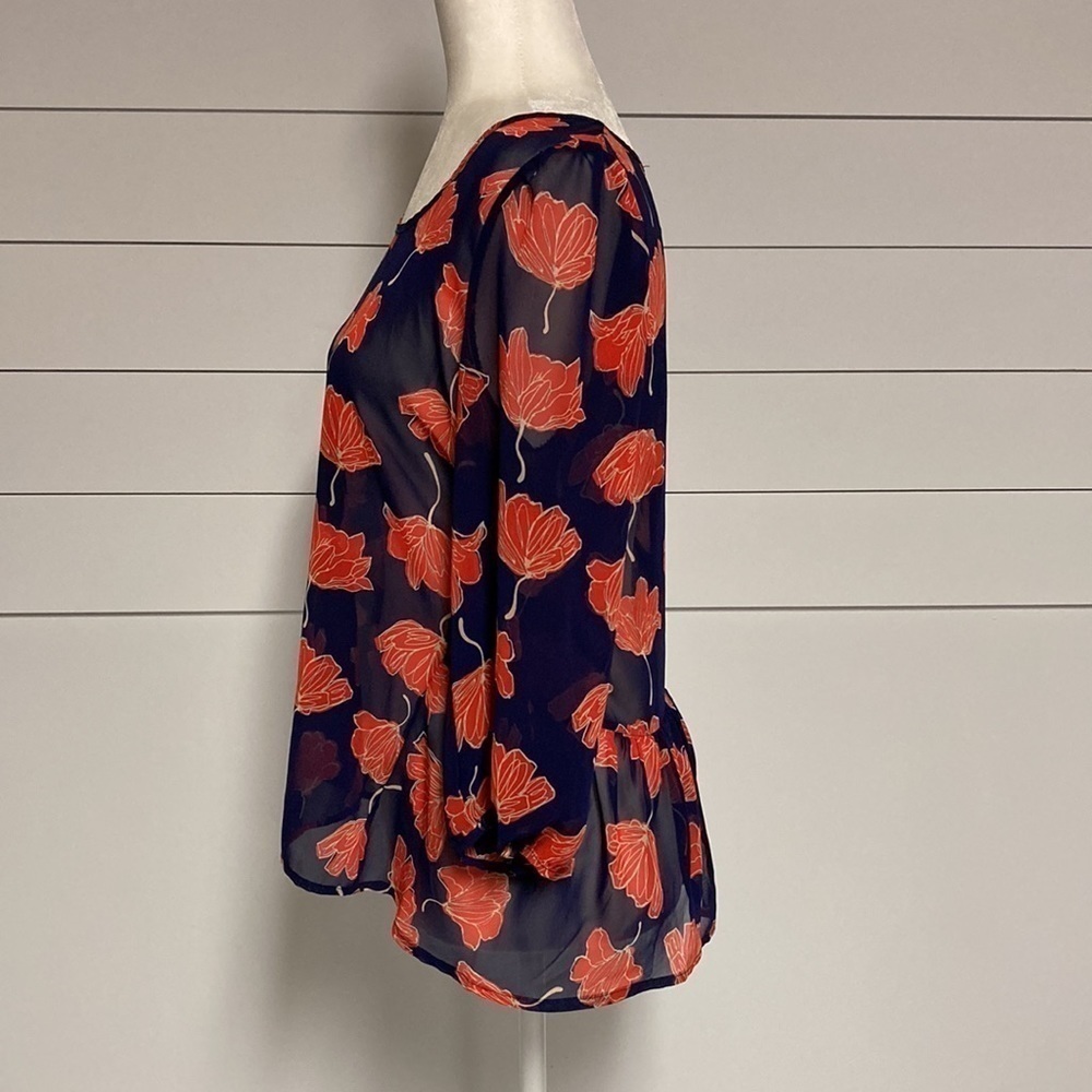 Needle & Thread Sheer Floral Top - Picture 4 of 10